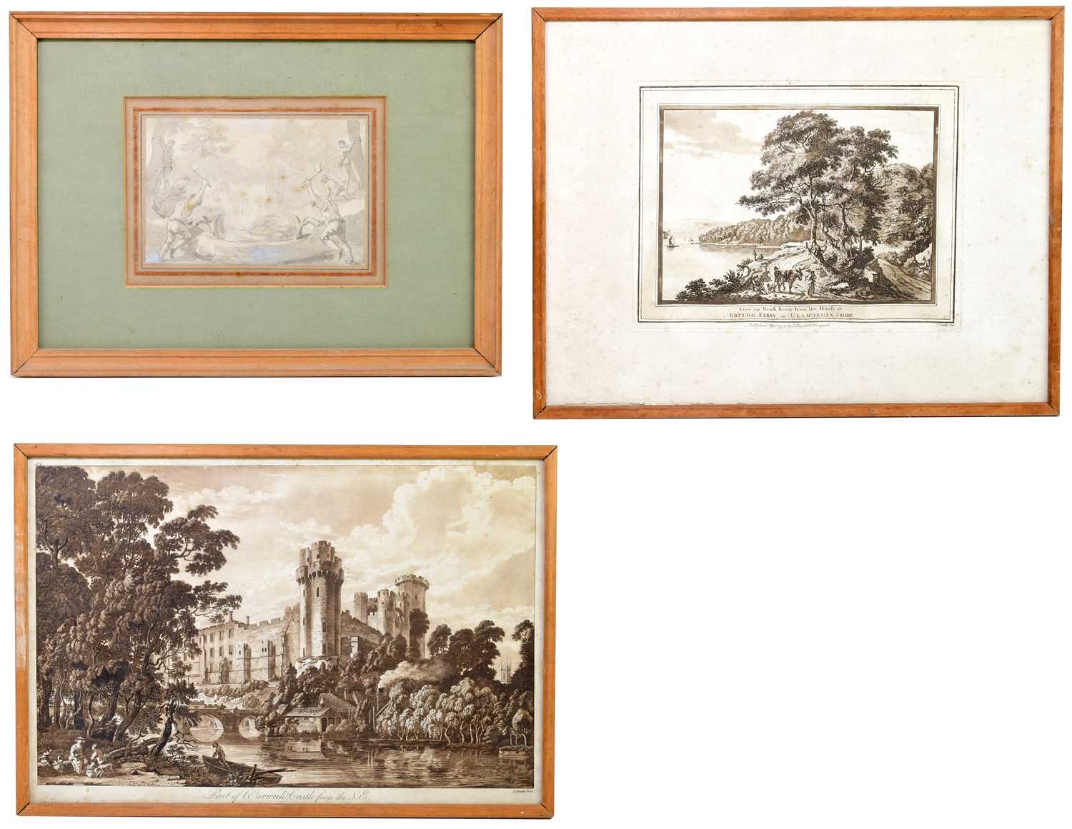 Lot 1547 - PAUL SANDBY (1725-1809); aquatint with