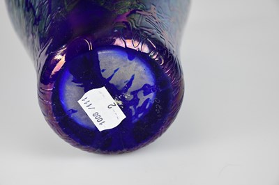 Lot 437 - GOZO GLASS; two contemporary Art Glass vases...