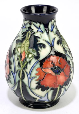 Lot 88 - RACHEL BISHOP FOR MOORCROFT; a baluster shaped...