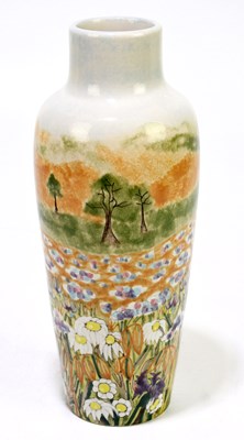 Lot 184 - RACHEL BISHOP FOR COBRIDGE; a cylindrical vase...