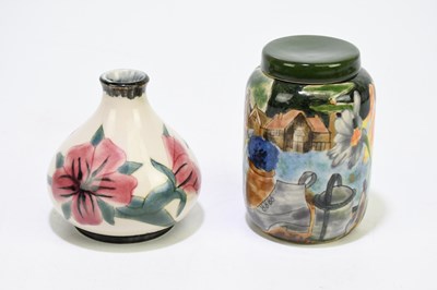 Lot 190 - COBRIDGE STONEWARE; a trial ginger jar and...