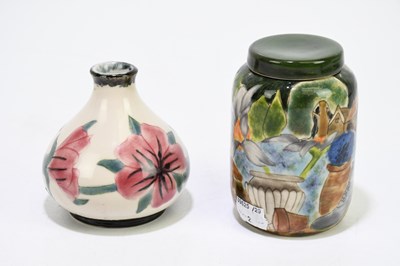 Lot 190 - COBRIDGE STONEWARE; a trial ginger jar and...