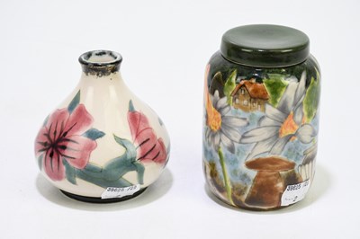 Lot 190 - COBRIDGE STONEWARE; a trial ginger jar and...