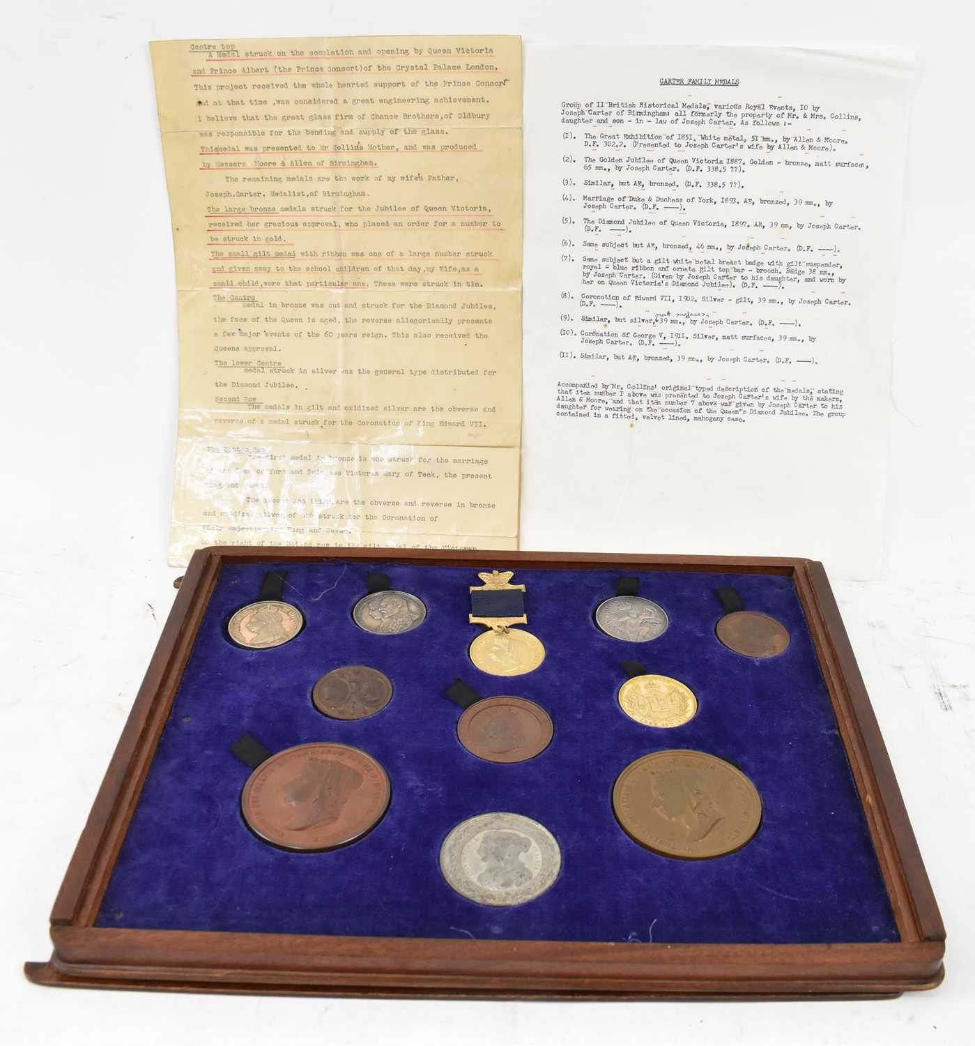 Lot 962 - The Carter Family Collection coin and...