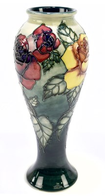 Lot 66 - SALLY TUFFIN FOR MOORCROFT; a meiping shaped...