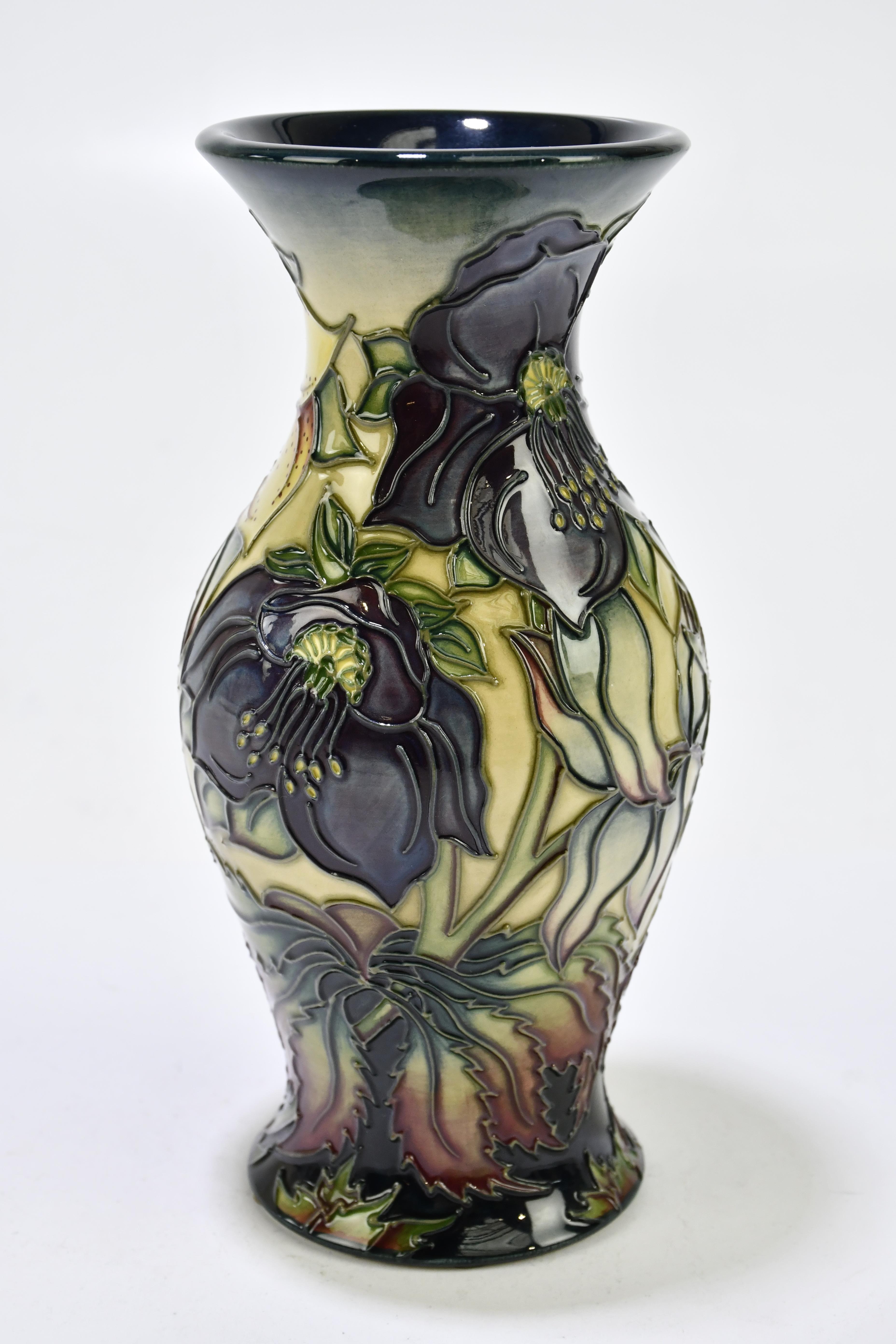 Lot 81 - NICOLA SLANEY FOR MOORCROFT; a vase with