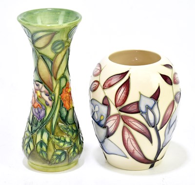 Lot 69 - SALLY TUFFIN FOR MOORCROFT; a small waisted...