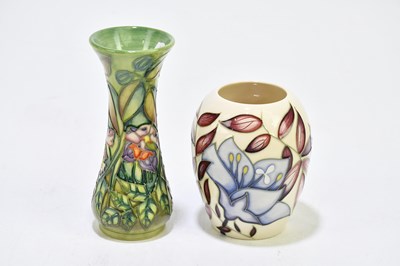 Lot 69 - SALLY TUFFIN FOR MOORCROFT; a small waisted...