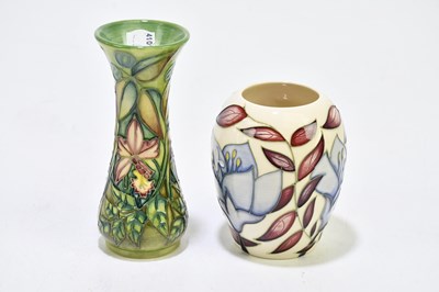 Lot 69 - SALLY TUFFIN FOR MOORCROFT; a small waisted...