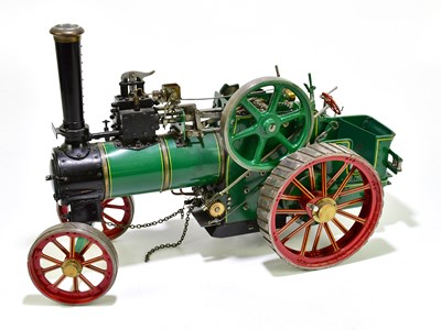 Lot 44 - A scratch built model of a live steam engine,...