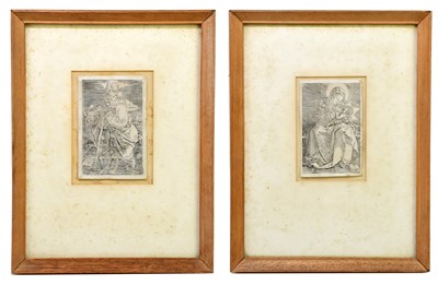 Lot 1508 - AFTER ALBRECHT DÜRER; two engravings, 'St...