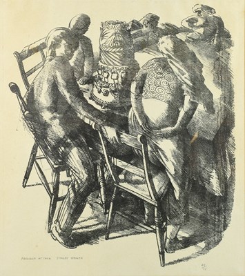 Lot 1750 - SIR STANLEY SPENCER (1891-1959); monochrome...