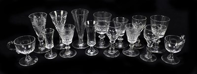 Lot 608 - A collection of early 19th century glassware