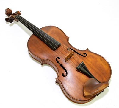 Lot 1001 - A good full size English violin by George...