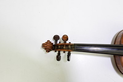 Lot 1001 - A good full size English violin by George...