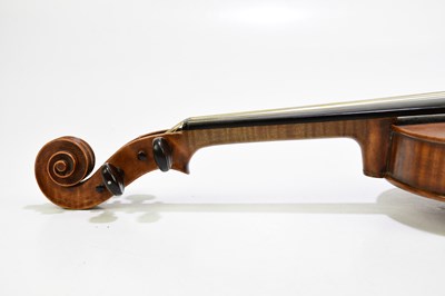 Lot 1001 - A good full size English violin by George...