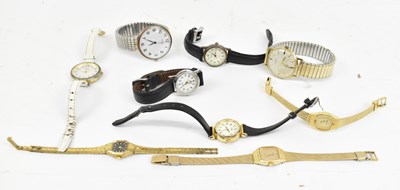 Lot 687 - A quantity of three lady's wristwatches and...
