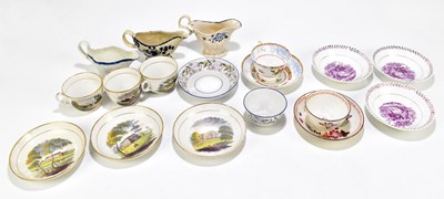 Lot 481 - A collection of late 18th century and later ceramics and Creamware