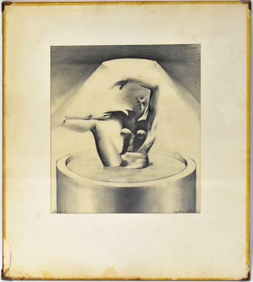 Lot 702 - SAM WALSH (British, 20th Century); charcoal on...