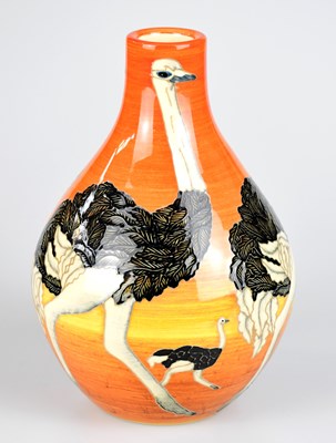 Lot 175 - SALLY TUFFIN FOR DENNIS CHINAWORKS; a vase of...