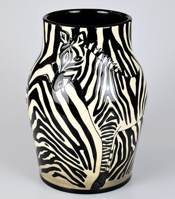 Lot 140 - SALLY TUFFIN FOR DENNIS CHINAWORKS; a vase of...