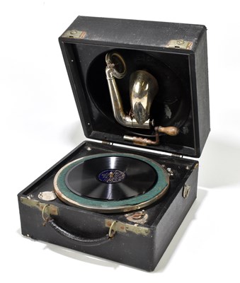 Lot 235 - DECCA; a wind up gramophone