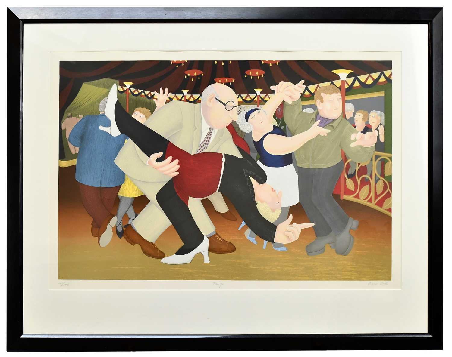 Lot 1737 - BERYL COOK (1926-2008); pencil signed