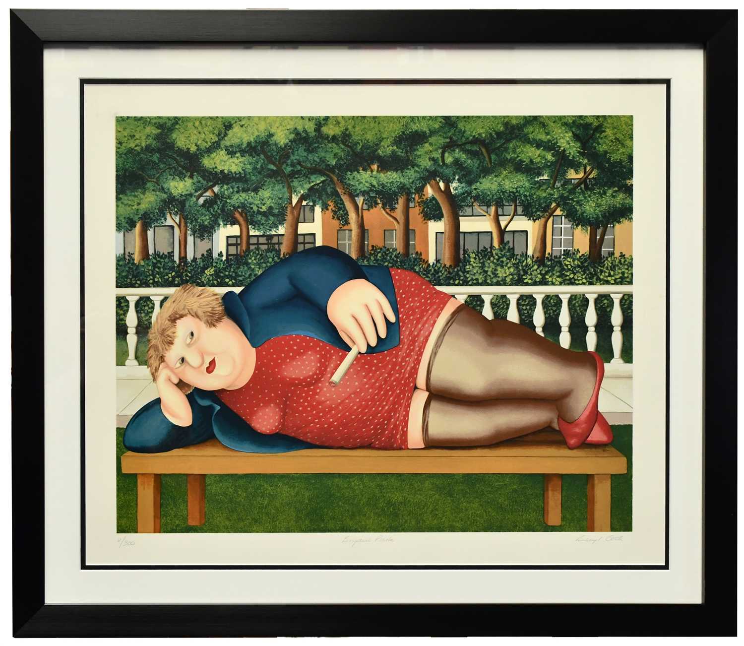 Lot 1738 - BERYL COOK (1926-2008); pencil signed limited...
