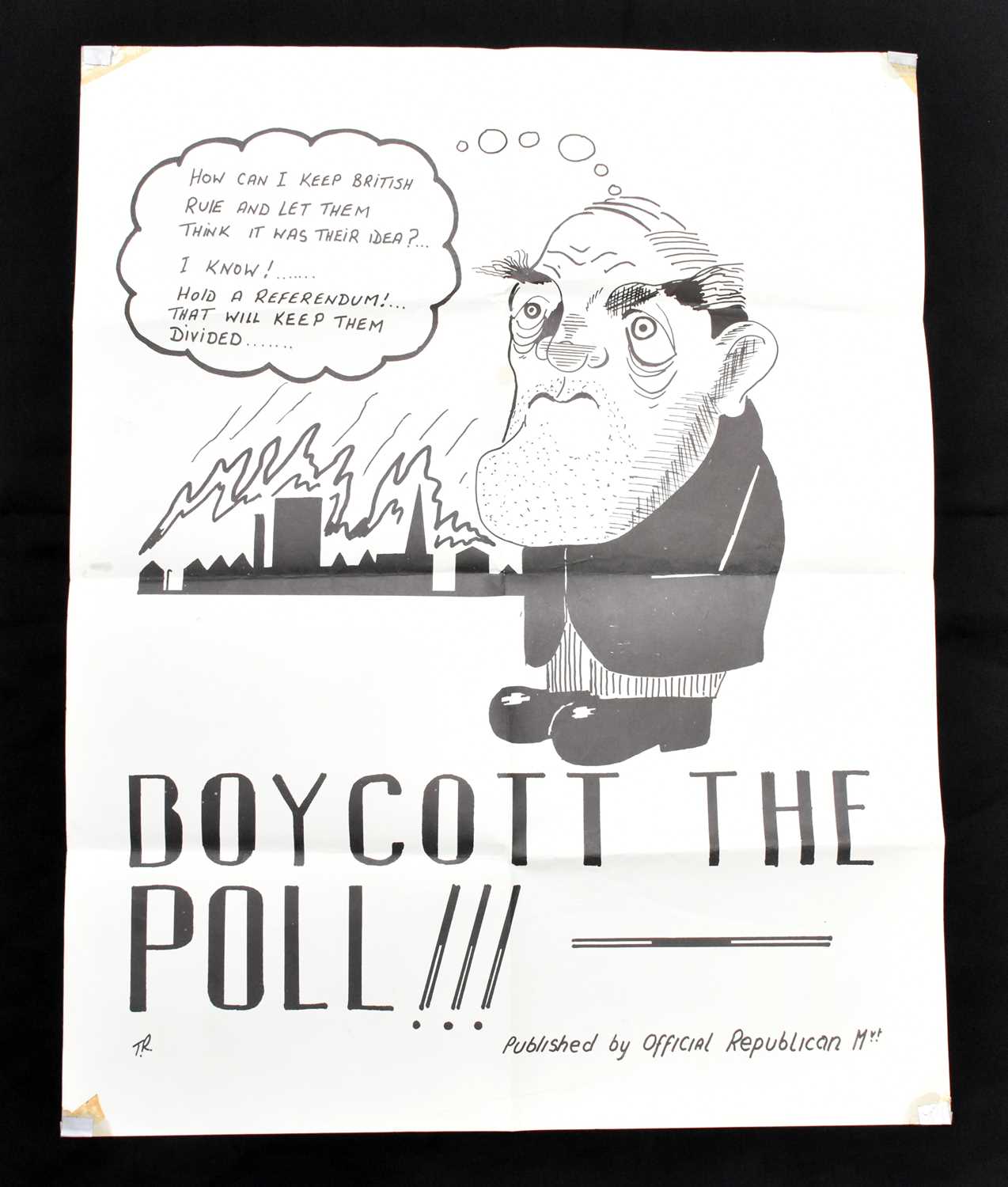 Lot 915 - NORTHERN IRELAND PROPAGANDA POSTER; 'BOYCOTT...