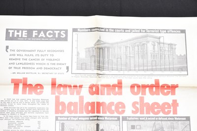 Lot 916 - NORTHERN IRELAND PROPAGANDA POSTER; 'THE LAW...