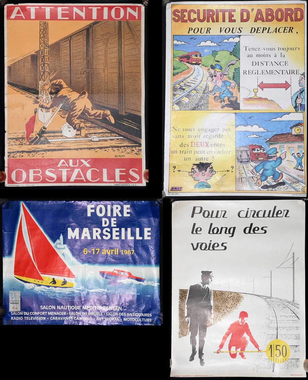 Lot 683 - Three Vintage French Railway Posters