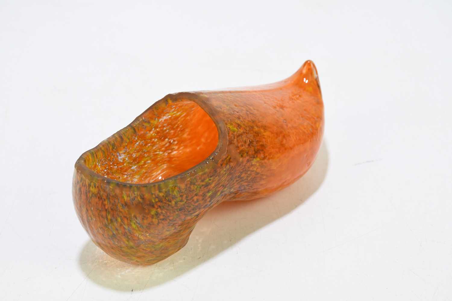 Lot 452 - A rare and unusual Scottish glass clog,