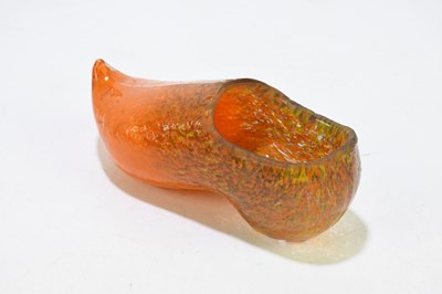 Lot 452 - A rare and unusual Scottish glass clog,...