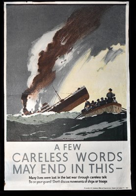 Lot 701 - A WWII poster after an image by Norman Wilkinson