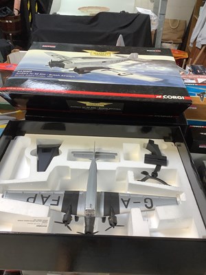 Lot 360 - CORGI; four boxed model aeroplanes from the...