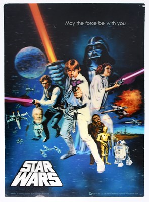 Lot 692 - STAR WARS; a 2007 hologram three dimensional poster