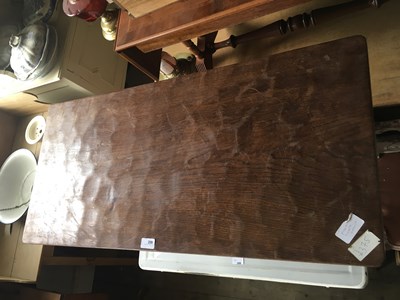 Lot 208 - DON 'FOXMAN' CRAVEN; an oak refectory coffee...