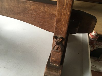 Lot 208 - DON 'FOXMAN' CRAVEN; an oak refectory coffee...