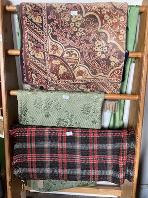 Lot 224 - A collection of textiles, including Welsh...