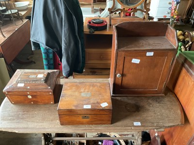 Lot 233 - A Victorian mahogany writing slope, width 30cm,...