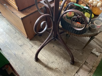 Lot 240 - An early 20th century bentwood coat stand,...