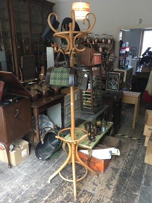 Lot 310 - A bentwood hat stand, together with five...