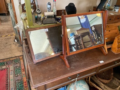 Lot 353 - A Victorian swing dressing table mirror...