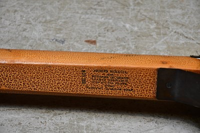 Lot 1099 - E. NORRIS; a painted oar for Downing II Dent...
