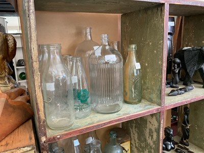 Lot 443 - A mixed lot of bottles to include poison, cod...