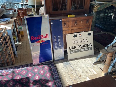 Lot 455 - A contemporary advertising Red Bull sign,...