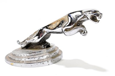 Lot 119 - A chrome Jaguar car mascot