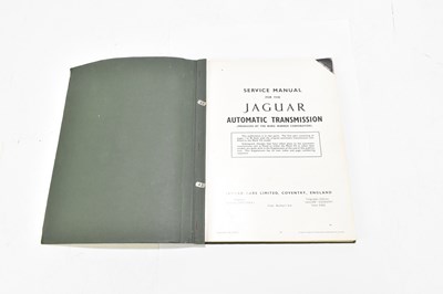 Lot 211 - JAGUAR; Service Manual for the Jaguar automatic transmission