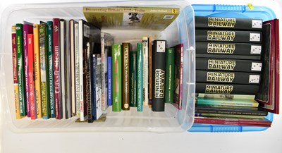 Lot 803 - Two boxes of Narrow Gauge Railways books,...