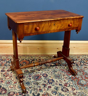 Lot 2459 - A Victorian mahogany single drawer side table,...